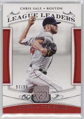 2018 Panini National Treasures League Leaders 93/99 Chris Sale #LL-CS 1dm4