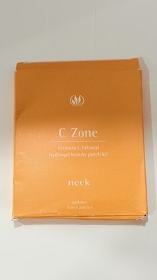 C Zone Vitamin C Infused Hydrogel Beauty Patch Kit Neck Treatment 4 Patches