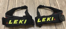 LEKI TRIGGER S POWER STRAP  S/M/L For Ski Alpine Sticks  Black Red Yellow  RARE