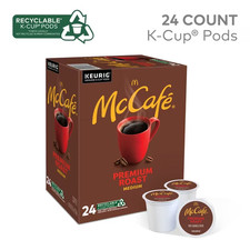 McCafe Premium Roast Coffee K-Cup Coffee Pods, Medium Roast, 24 Count