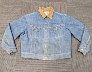 Chaqueta de camionero de mezclilla forrada con manta Lee Storm Rider de colección