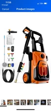 Electric Pressure Washer - Power Washer with 55 FT Total Length, 5000 PSI Max
