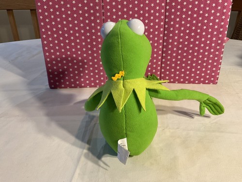 VTG. NANCO/HENSON KERMIT THE FROG PLUSH SESAME STREET MUPPET, 18 IN., POSABLE - Picture 8 of 13