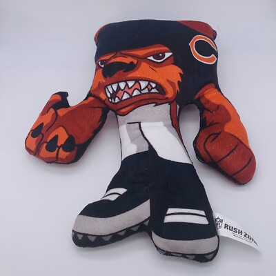 NFL Rush Zone Chicago Bears Mascot 11  Plush Figure Stuffed Toy 2014 - Used