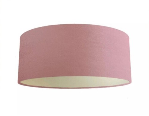 Paralume Tamburo Velluto Blush Rosa Opaco *6 Fodere Spazzolate* Bronzo Rosa Champagne - Foto 18 di 27