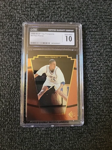 1998-99 SP Top Prospects Basketball Paul Pierce #4 - CGC 10! GS65