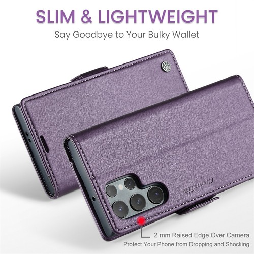 For Samsung Galaxy S25 S24 S23 S22 S21 S20 Ultra S10+ Leather Wallet Case Cover - Picture 14 of 54