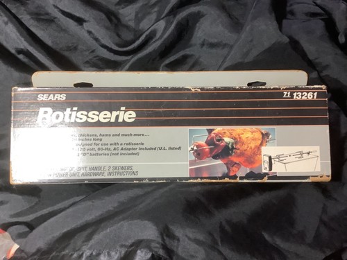 SEARS VINTAGE, BRAND NEW, ROTISSERIE MODEL 71 13261.  NEW IN ORIGINAL BOX - Picture 1 of 5