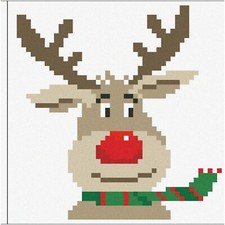 CozyCritter Reindeer Rest: Mini Pillow for Dreamy Comfort  Festive Charm 