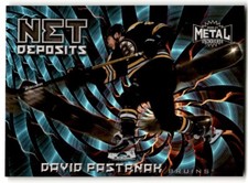 2020-21 Metal Universe Net Deposits David Pastrnak #ND-17 Boston Bruins