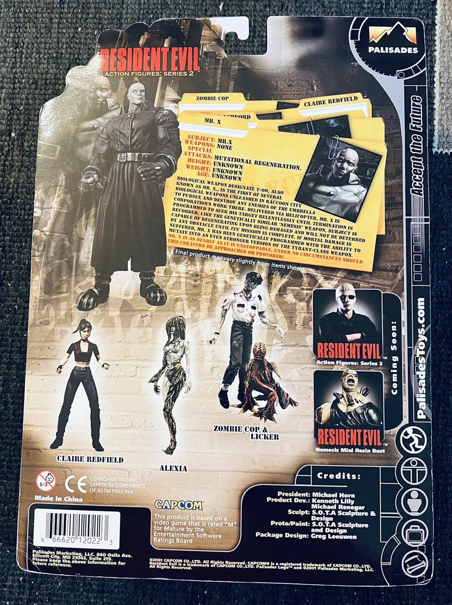 Mr X Action Figure Resident Evil Series 2 Palisades