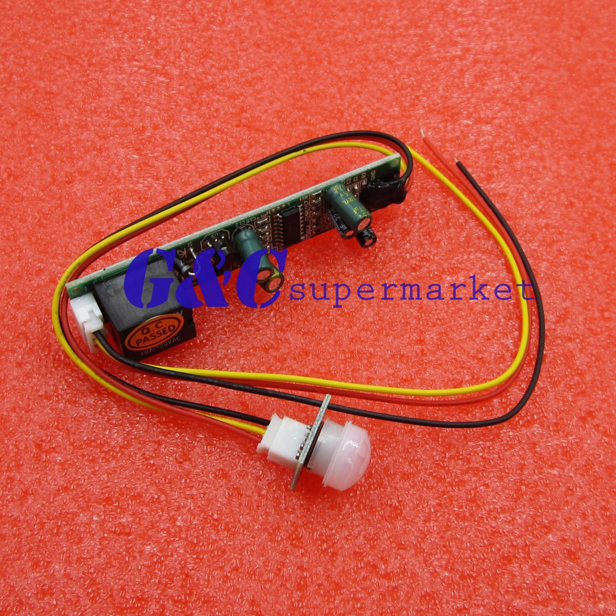 DC 12V 5A IR Pyroelectric Infrared PIR Motion Sensor Detector Board Module DIY E - Foto 2