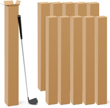 10 Pcs 4 X 4 X 48 Inch Golf Club Shipping Boxes 4L X 4W X 48H Tall Corrugated Bo
