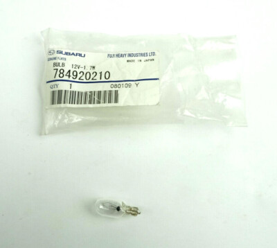 Subaru 784920210 Bulb 12V 1.7W | eBay