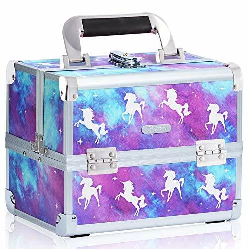 Unicorn Makeup Box Vanity Case Cosmetic Organizer Case Beauty Box