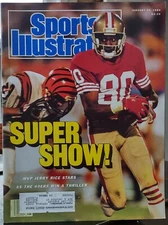 1989 Sports Illustrated Jan 30 Jerry Rice Super Show MVP as 49ers Win Thriller