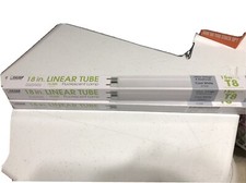2--Feit Electric F15T8/CW 15W Cool White 18" Fluorescent T8 Tube G13 Bi-Pin Base