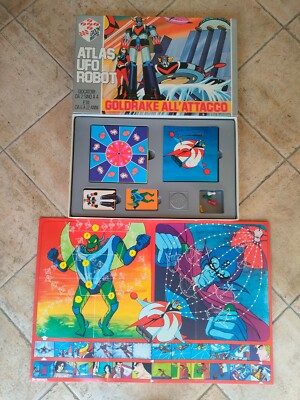 GOLDRAKE IM ANGRIFF Gesellschaftsspiel Mattel Vintage Toei Animation 1978