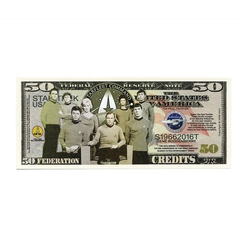 Star Trek fantasy note 50 Federation Credits