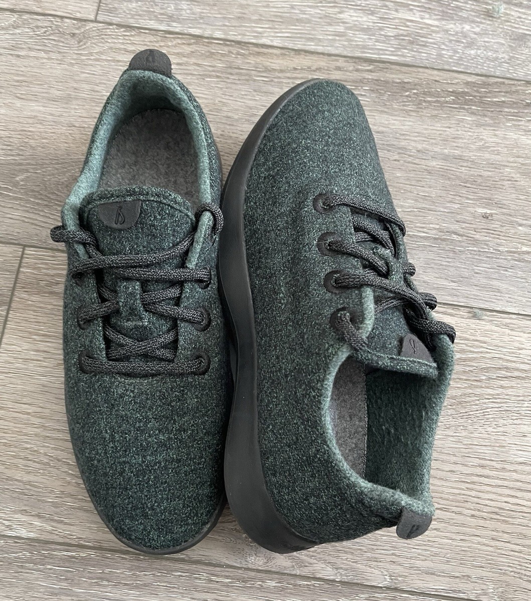 Allbirds Wool Runners Men’s Dark Kea Green/Black Soles Athletic  Shoes Sz US 10 AllBirds Wool Runners Kea Green Sneakers Mens Size 10 | eBay main image 4