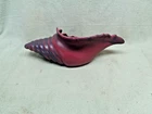 Vintage Large 17" Mulberry Van Briggle Pottery Conch shell Centerpiece