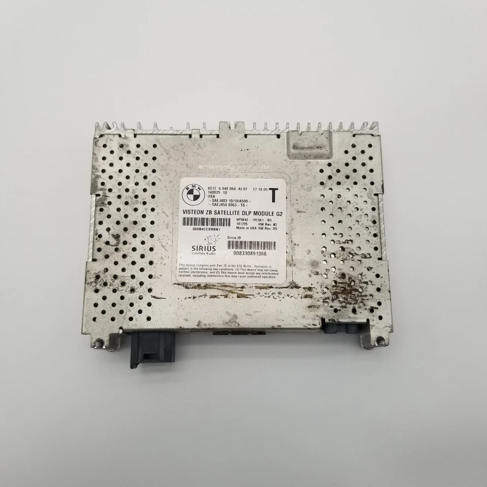 Bmw 525I 328I E90 2005 2006 audio radio remoto receptor de satélite 6948064 OEM Foto 2 de 4
