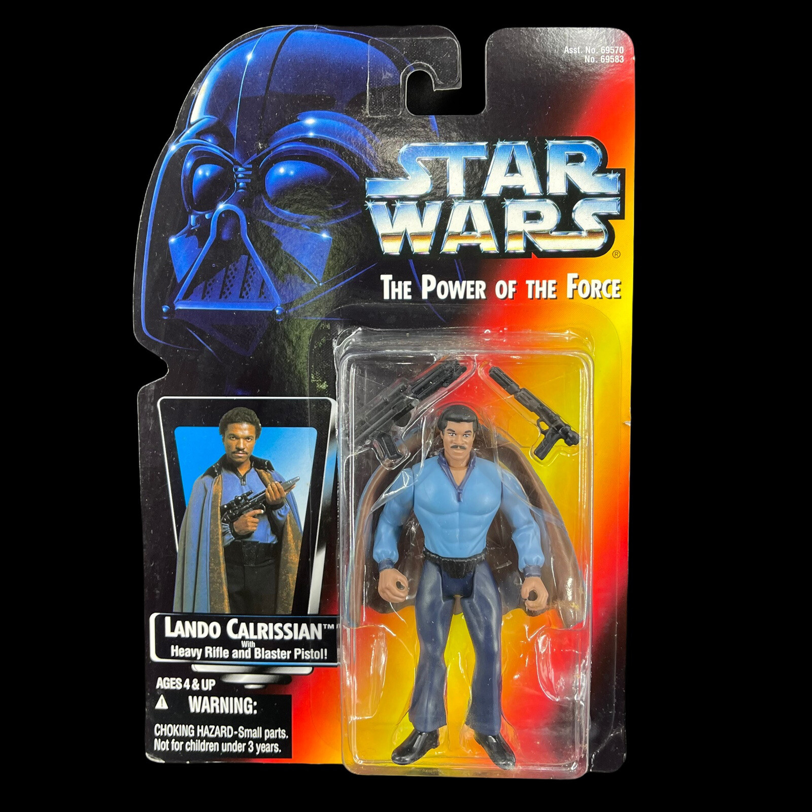 Star Wars Power of the Force Lando Calrissian Red Card - Kenner (1995) Tonka