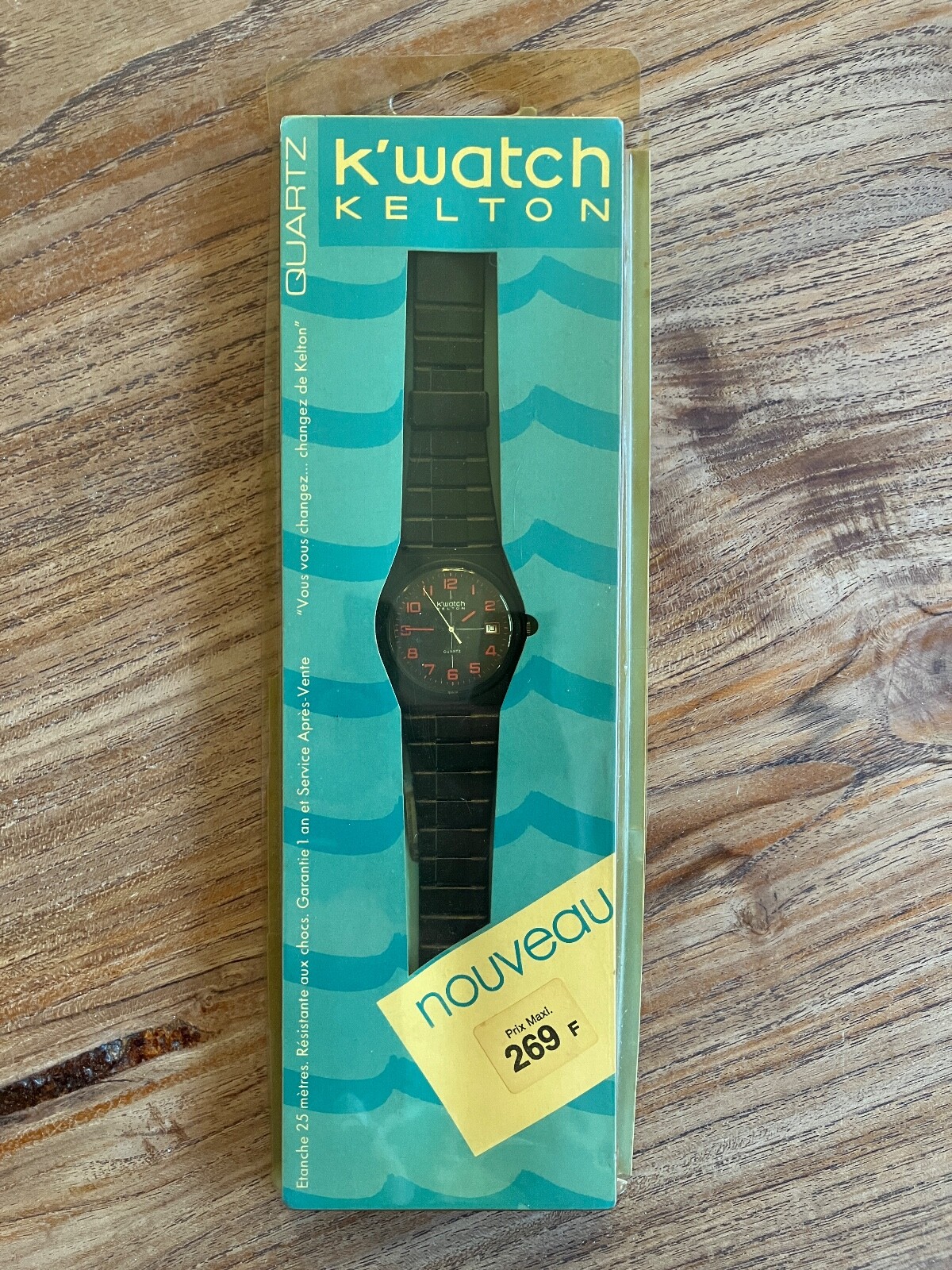 Montre Timex Kelton K'watch quartz 1980 homme femme cadran blanc