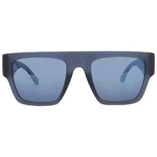 New Calvin Klein Jeans CKJ22636S 405 Tr Blue Plastic Frame Blue Lens Sunglasses