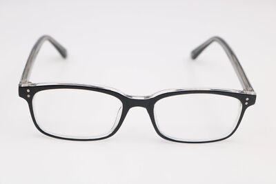 Muse Corvallis Shiny Black/Clear Rectangle 31-P10045 Eyeglasses Frames 50-17-140