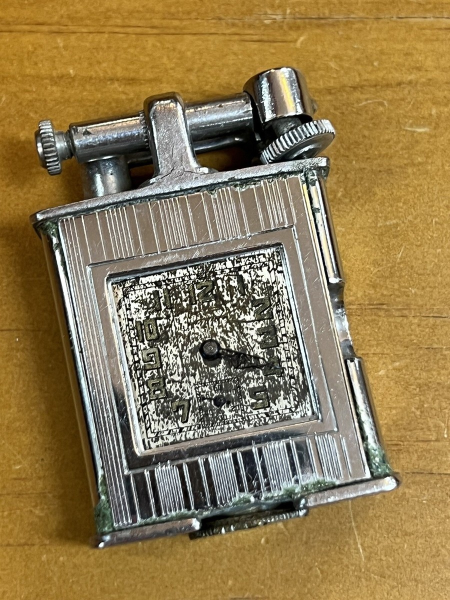 Monroe Clock Lighter Estate Find Early 1900s Needs Work Monroe Clock Lighter Estate Find Early 1900s Needs Work