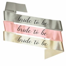 New Bride to Be Sash Hen Party Sashes Classy Accessories Decorations Gift Favour