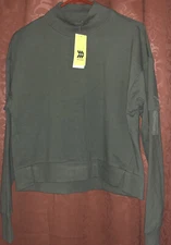 All In Motion Sweatshirt Size S Small Slightly Cropped New Nwt Green