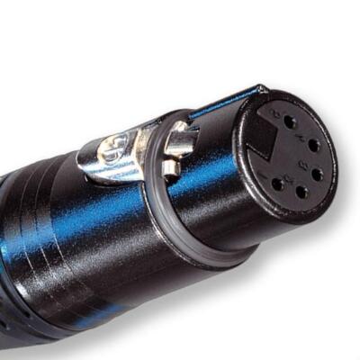 Neutrik 5-Pin Male XLR To Dual 3-Pin Female XLR Y-Cable – Stereo Balanced Send/Return Lead