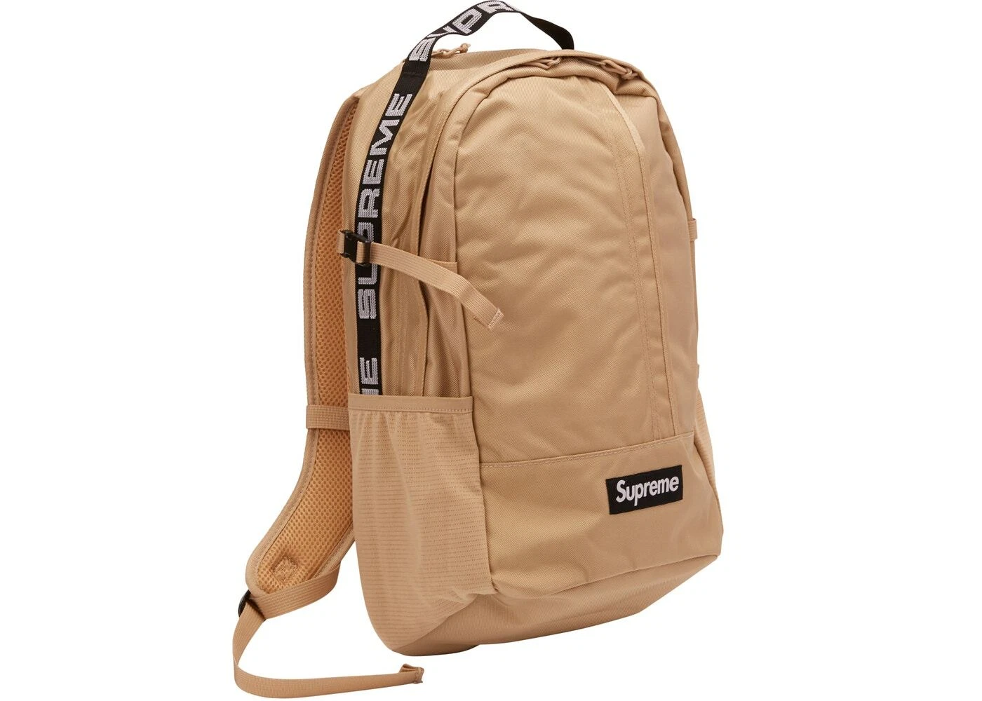 Sac à dos SUPREME bronzé SS18 noir été 100 % authentique SS19 SS20 sac