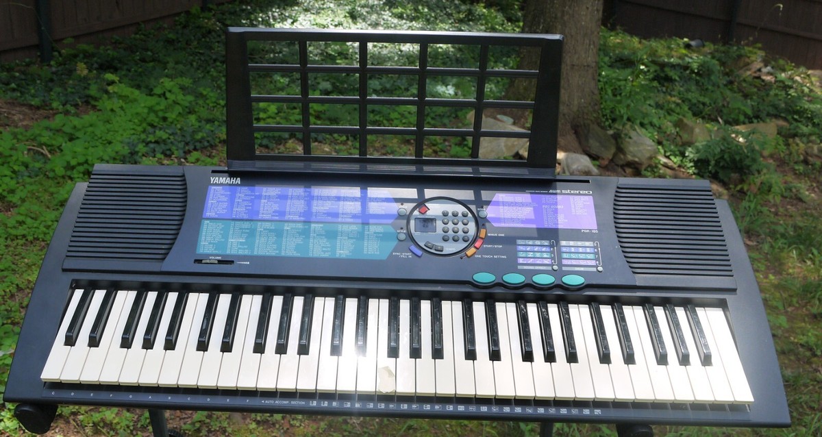 Yamaha PSR-185 61 Key Keyboard 1 Dead Key Music Stand Adapter MIDI