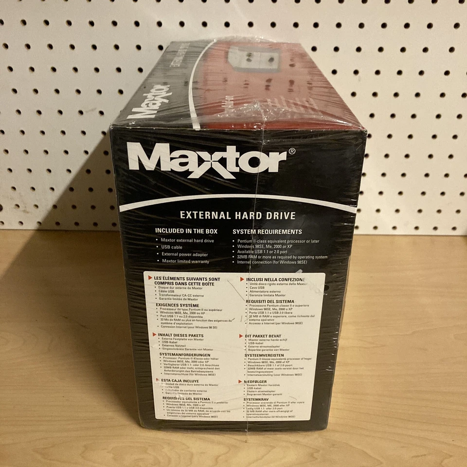 Maxtor 40GB External Hard Drive 3000 LS Personal Storage G01J040 SEALED - Image 4 of 4