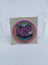 1985 My Little Pony G1 Puffy Sticker Tiddley Winks Hasbro Vintage