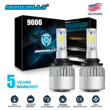 9006 HB4  2000W 300000LM LED Headlight Kit Bulb 6500K High Power HID Xenon