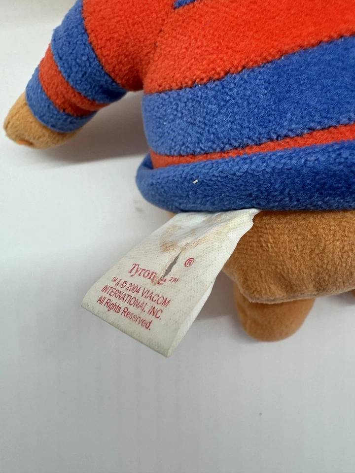 Tyrone Moose TY Beanie Baby Nick Jr. Juguete de peluche The Backyardigans 8" 2004 Foto 4 de 4