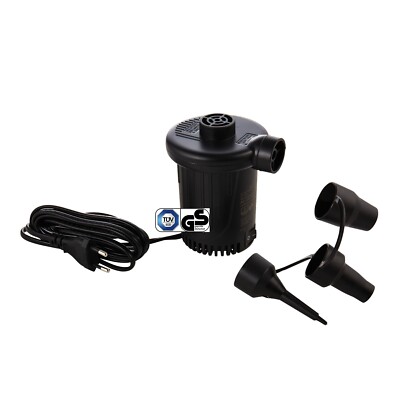 adventuridge Luftpumpe elektrisch TÜV/GS-Zeichen 230 V Pumpe Luftbett Matratze