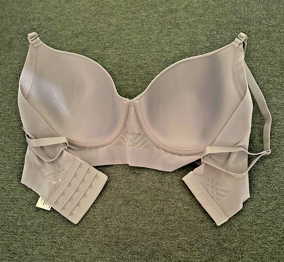 NANCY GANZ: Size: 10 DD. Chic LILAC SeamFree Contour Cup Underwire Support Bra - image 4 of 4