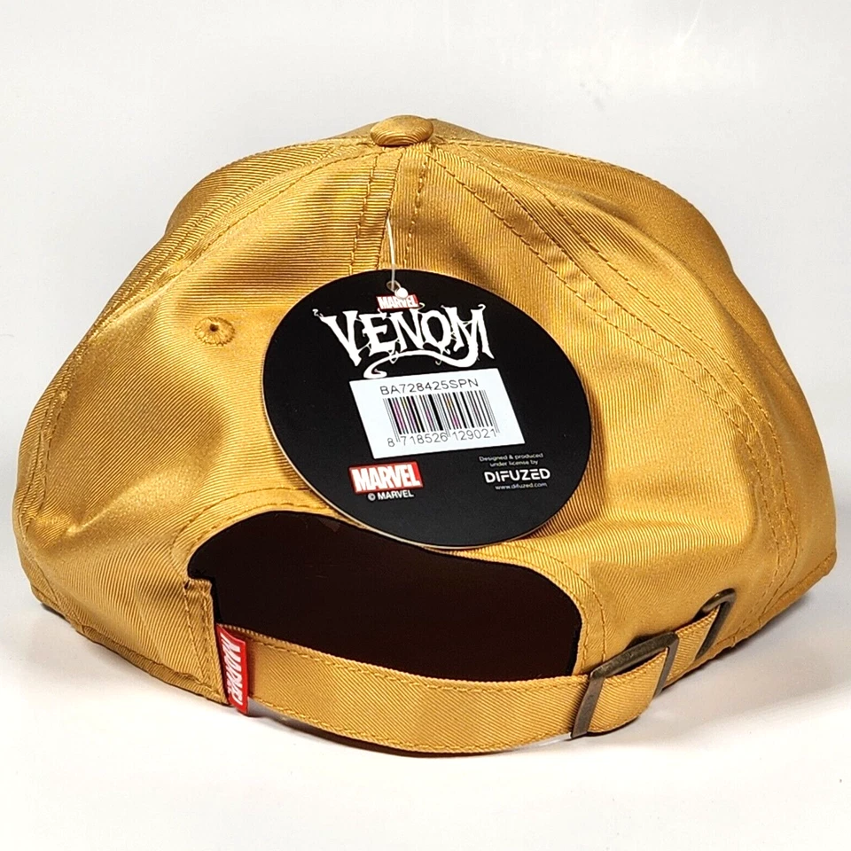 Difuzed Marvel Venom Unisex Adolescentes Gorra Snapback Cómic Amarillo ¡Nuevo con Etiquetas! Foto 3 de 4