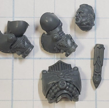 40k Adeptus Custodes ARMORY Bits Custodian Guard Chest Beard Head Arms