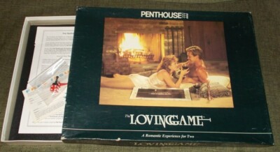 Rare Vintage 1987 PENTHOUSE THE LOVING GAME Adult Novelty Board Complete
