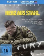 Blu-ray/ Fury - Herz aus Stahl - mit Brad Pit...
