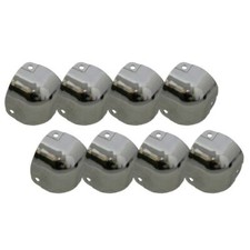 Pack of 8 Silver Case Corner Piece For Custom or Repair EN-AC-FH-A1066-PK8