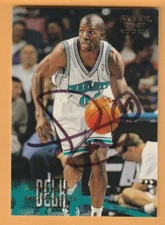 Tony Delk AUTO Signed 1996-97 Fleer Rookie Card Kentucky Wildcats