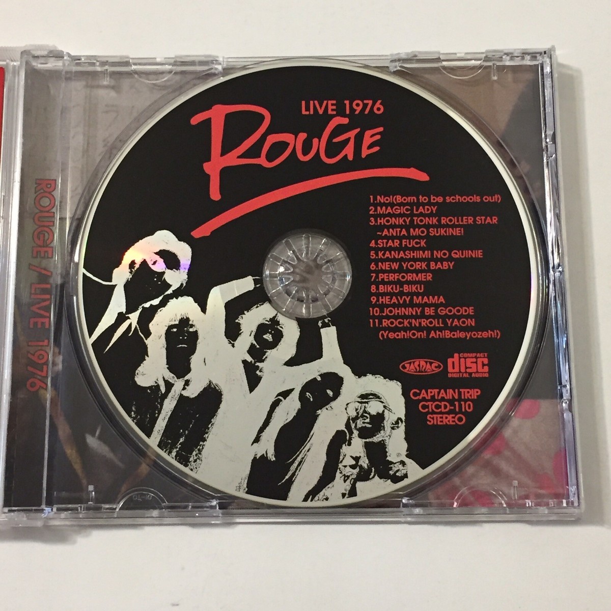 Rouge Live 1976 CD Japan Import Japanese Glam Rock Captain