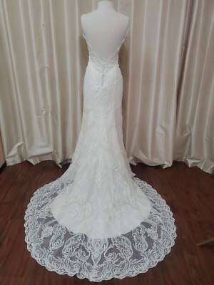 Ivoire Kitty Chen Bridal Wedding Dress Viviana V1715 Sheath Fit Flare Low Back
